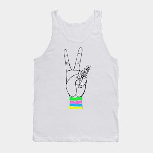 Scrunchies Peace and Olive Leaf Dove Tank Top